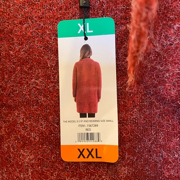Women’s Joseph A. Cardigan Red XL/XXL NWT - Picture 4 of 6